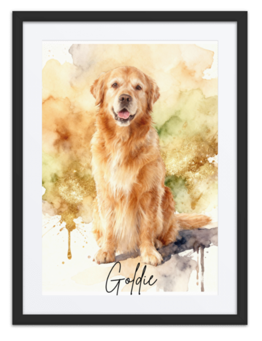 Watercolor Pet Portrait